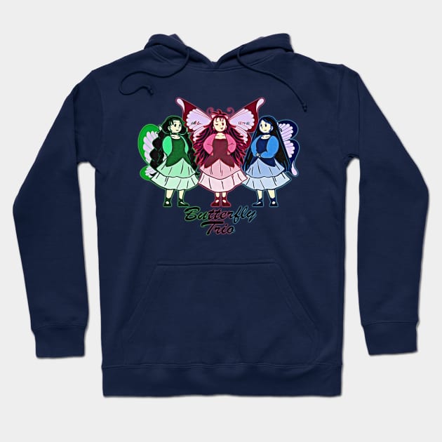 Butterfly Trio Hoodie by TeeJay93